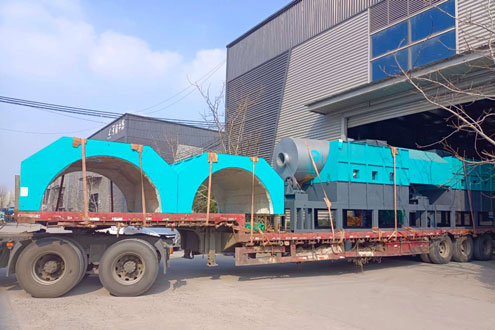 BST-50 Beston Straw Charcoal Making Machine Shipped to Croatia in March 2023