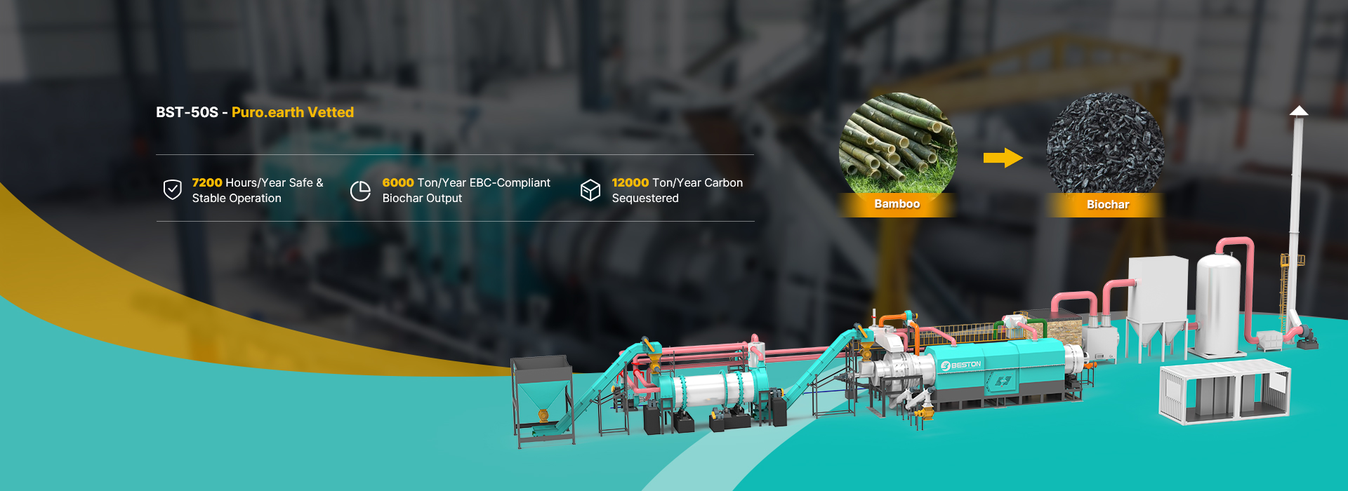 Bamboo Charcoal Making Machine